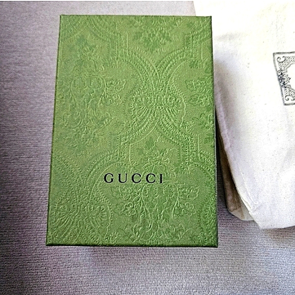 GUCCI AUTHENTIC GUCCISIMA SIGNATURE LEATHER KEYHOLDER W BOX DUSTBAG FULL INCLUS - Picture 12 of 13